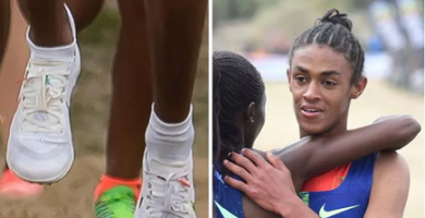 La corredora africana que empacó por error dos zapatillas derechas y aun así ganó la carrera